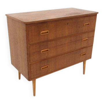 Scandinavian teak chest of drawers, Sweden, 1960