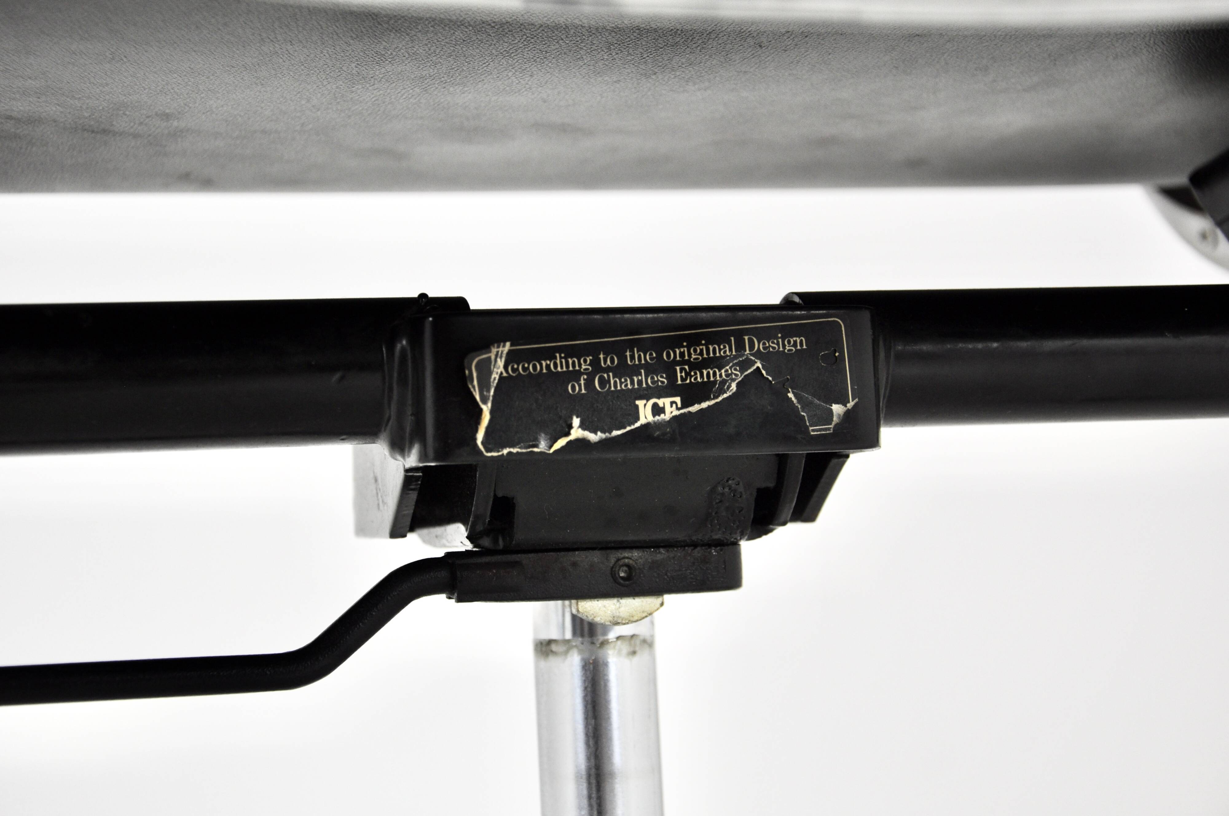 Ea 216 Soft Pad office chair by Charles & Ray Eames for ICF, 1970s