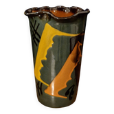 Vase à décor géométrique par Thomas Buxó.