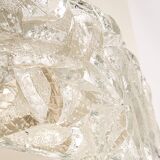 Pair of Murano glass wall sconces by Kaiser, Germany, 1970s.