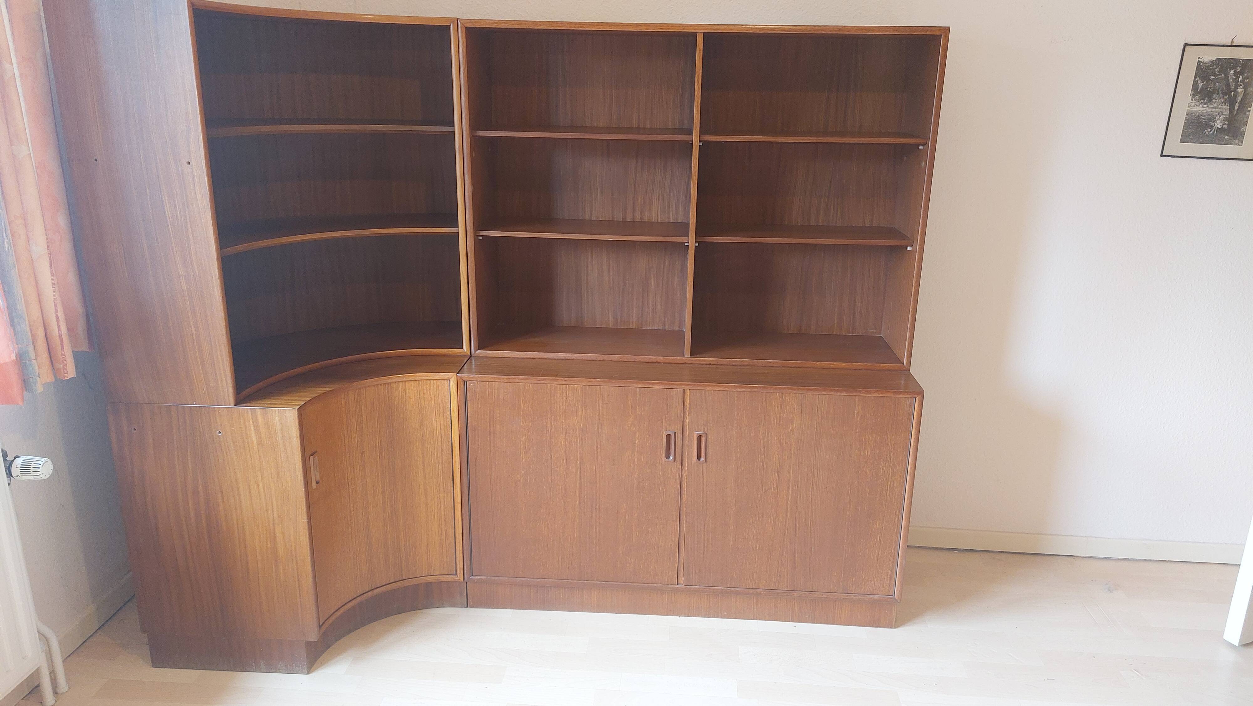 ensemble bibliothèque / rangement vintage modulable