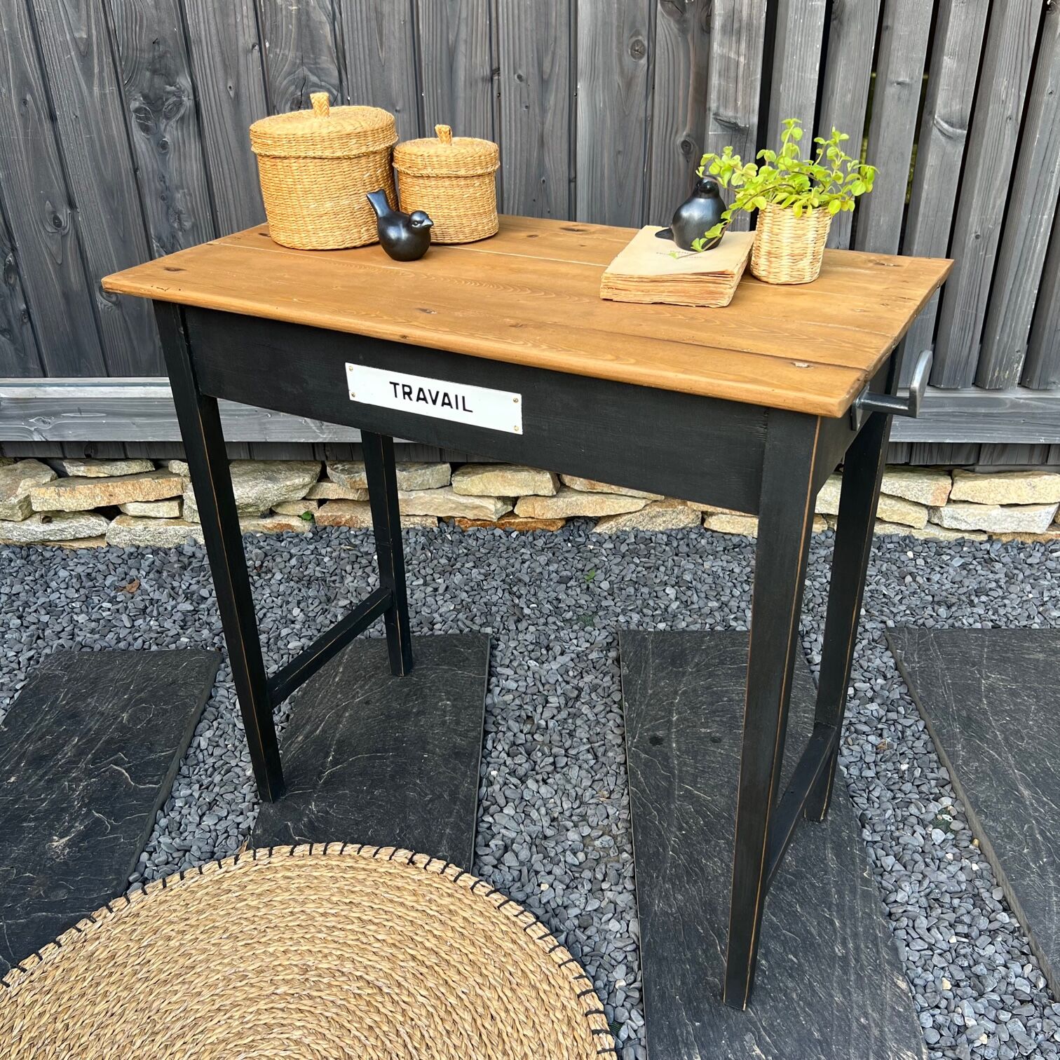 Small restored “work” desk