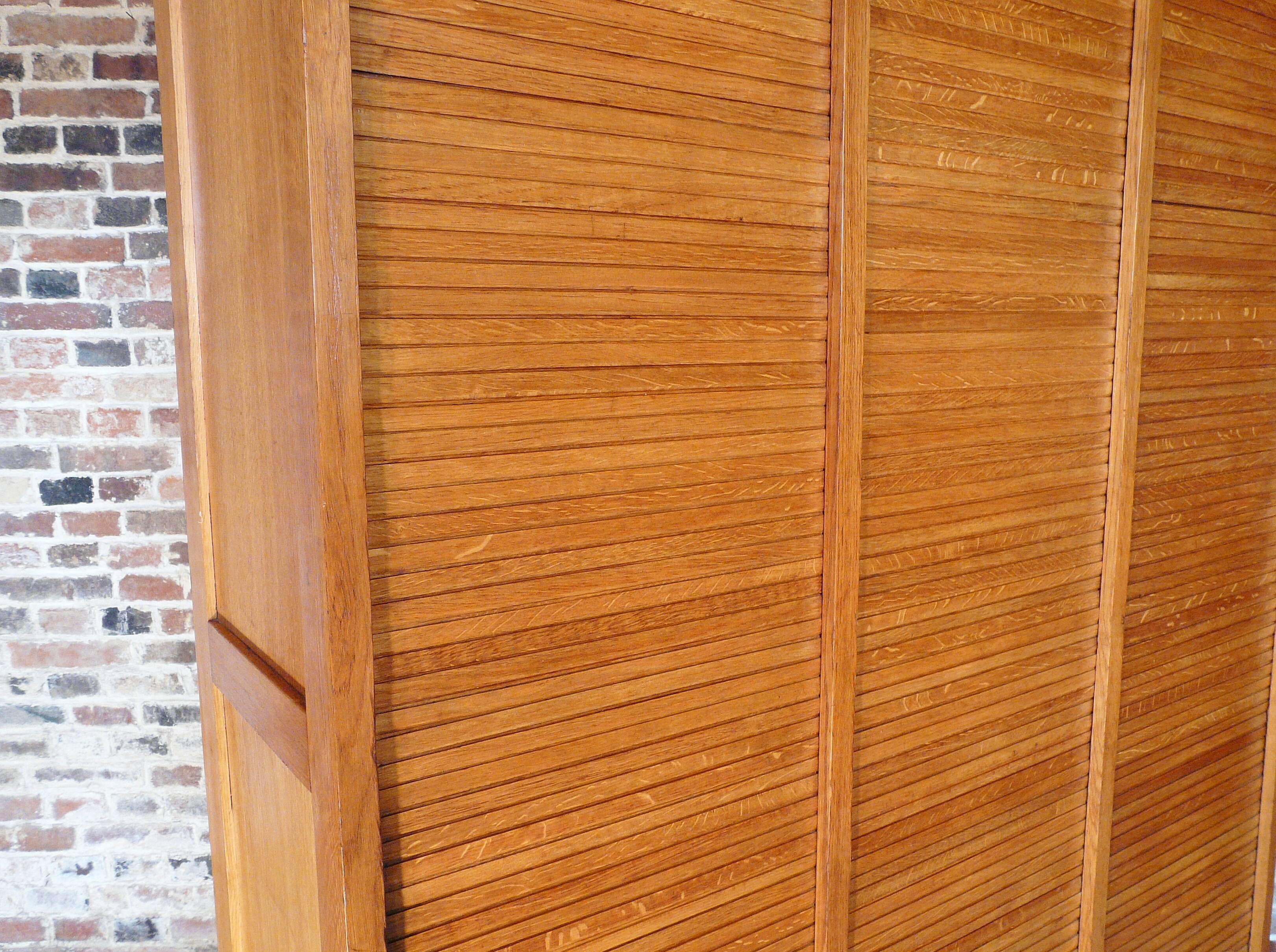 Furniture filing three curtains in oak 50s