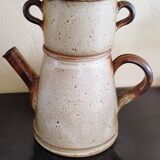 Stoneware coffee pot with filter