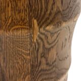 Vintage umbrella holder wooden basket storage 1960 minimalist design