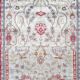 Handmade silk cashmere rug 125x76cm