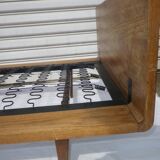 set of 2 beds 1950 Scandinavian veneer