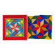 Jeu mosaïque en bois peint vintage