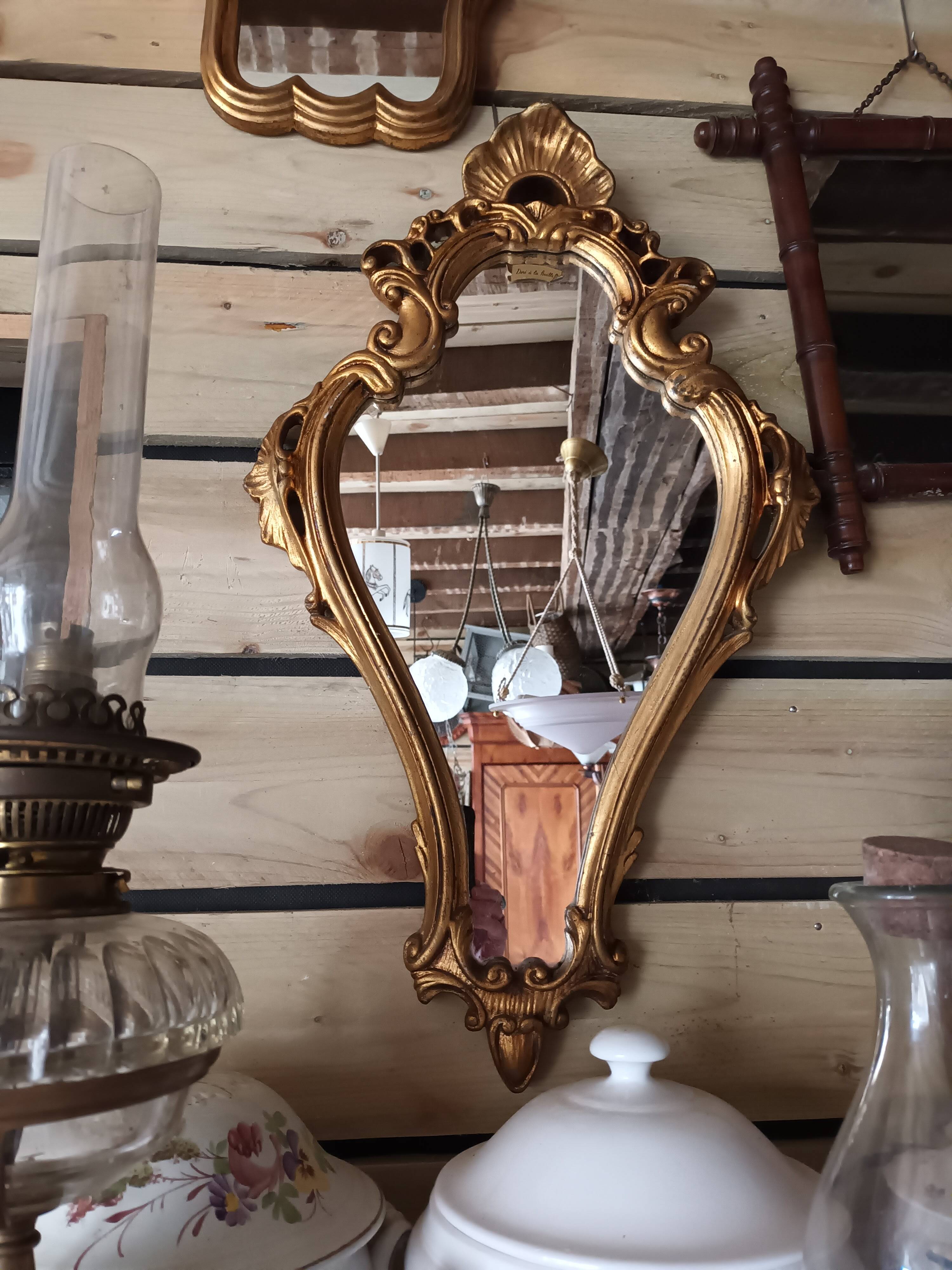 Baroque gilded mirror