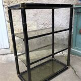 Bamboo-style metal design shelf