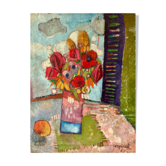 Bouquet of flowers from the 60s