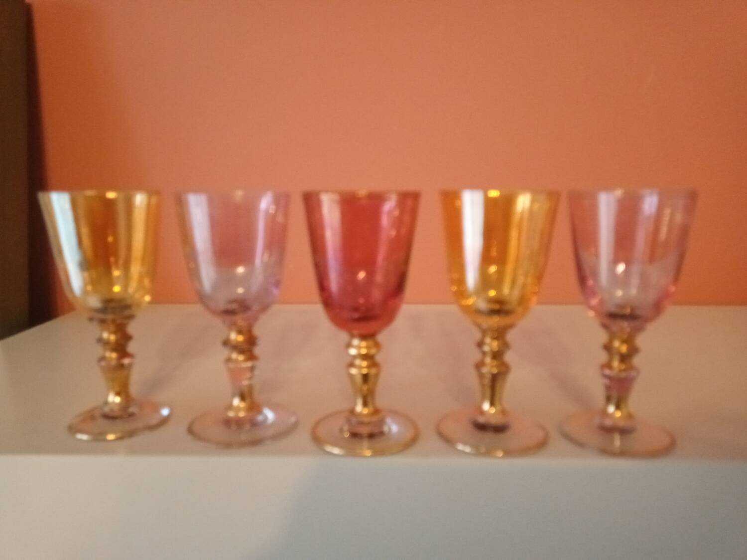 Liqueur glasses