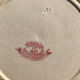 6 flat plates seen from oriental pink Shabby