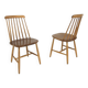 Set of 2 Scandinavian "Pinnstol" chairs in teak, NESTO, Sweden, 1960.