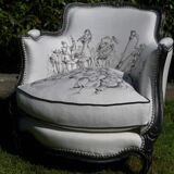 Bergère style Louis XV relookée