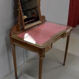 Coiffeuse en noyer massif, style Louis XVI 1900/1920