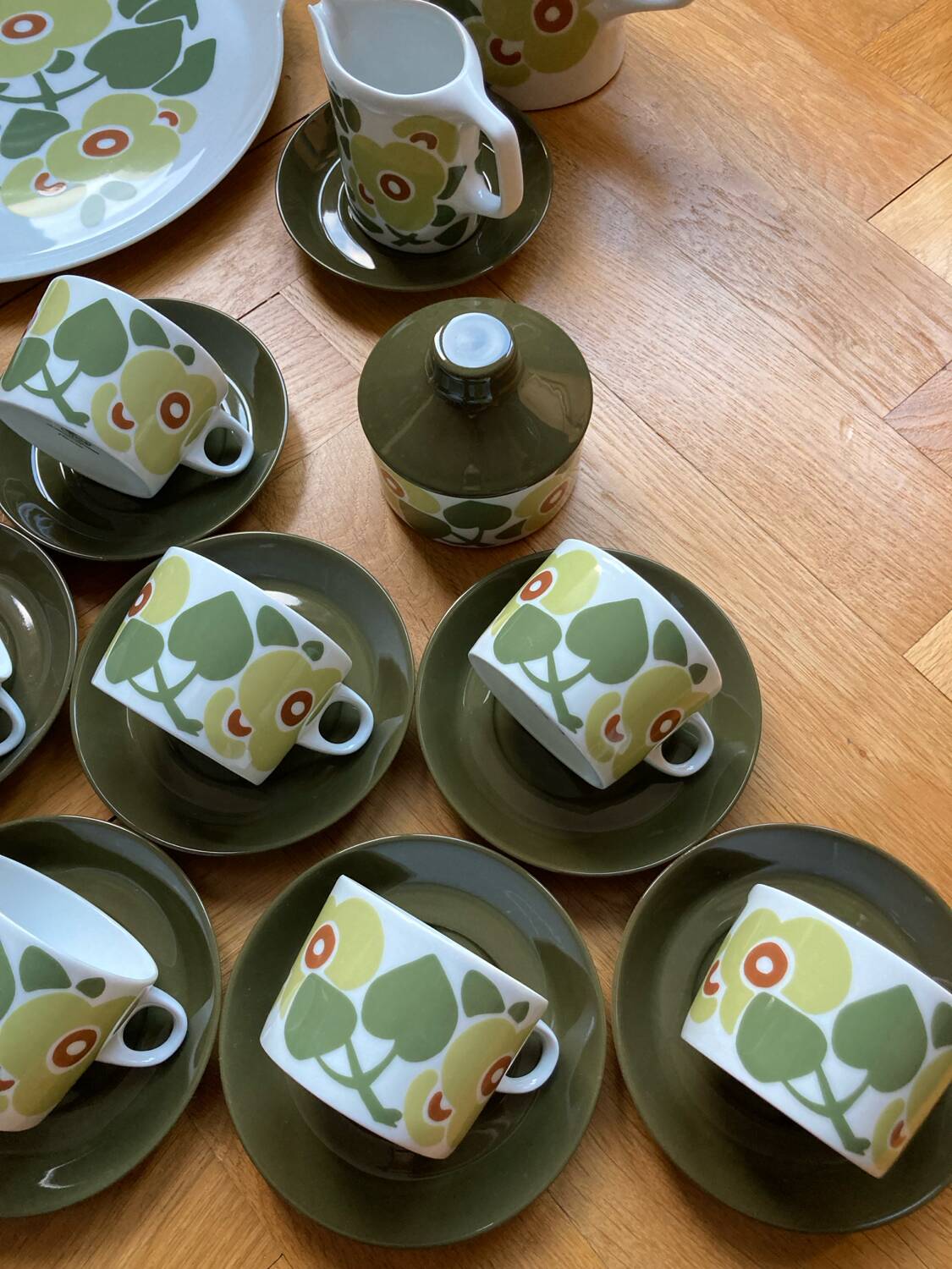 Vintage Hutschenreuther Novum Brasilia coffee set