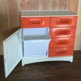 Bathroom furniture distributed by Prisunic