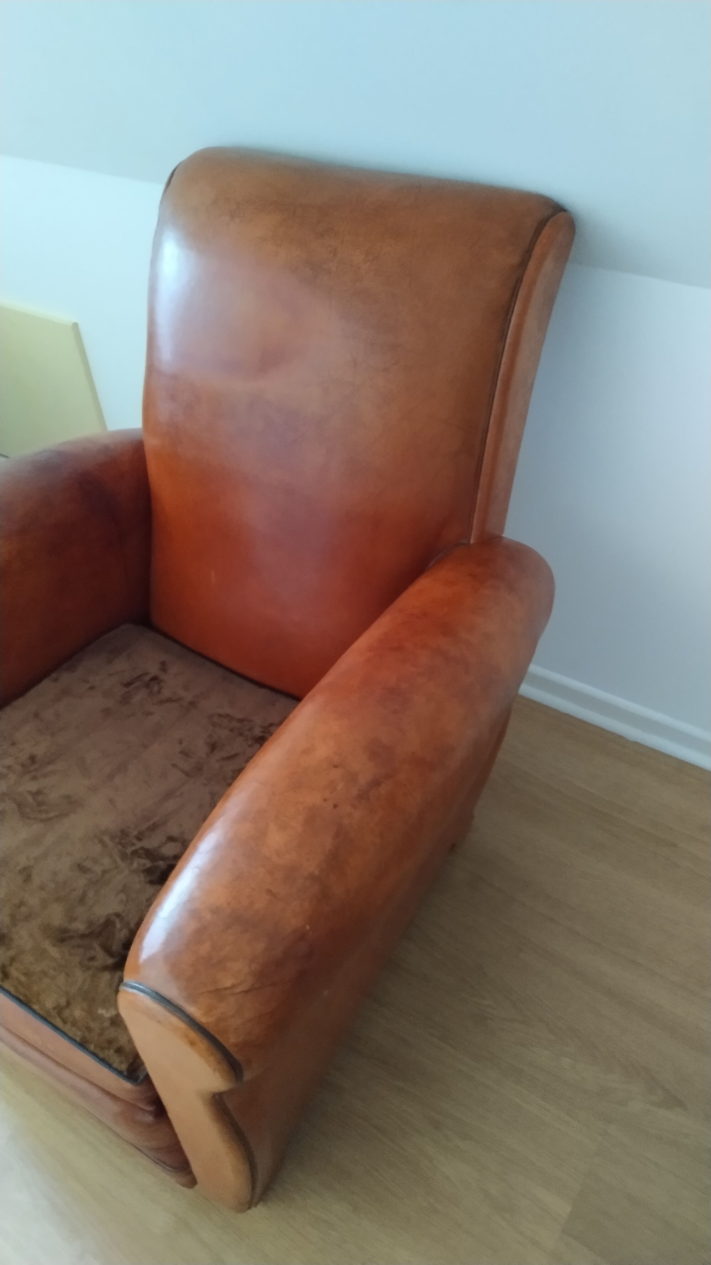 Pair of club chairs