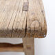 Brutalist coffee table in solid wood