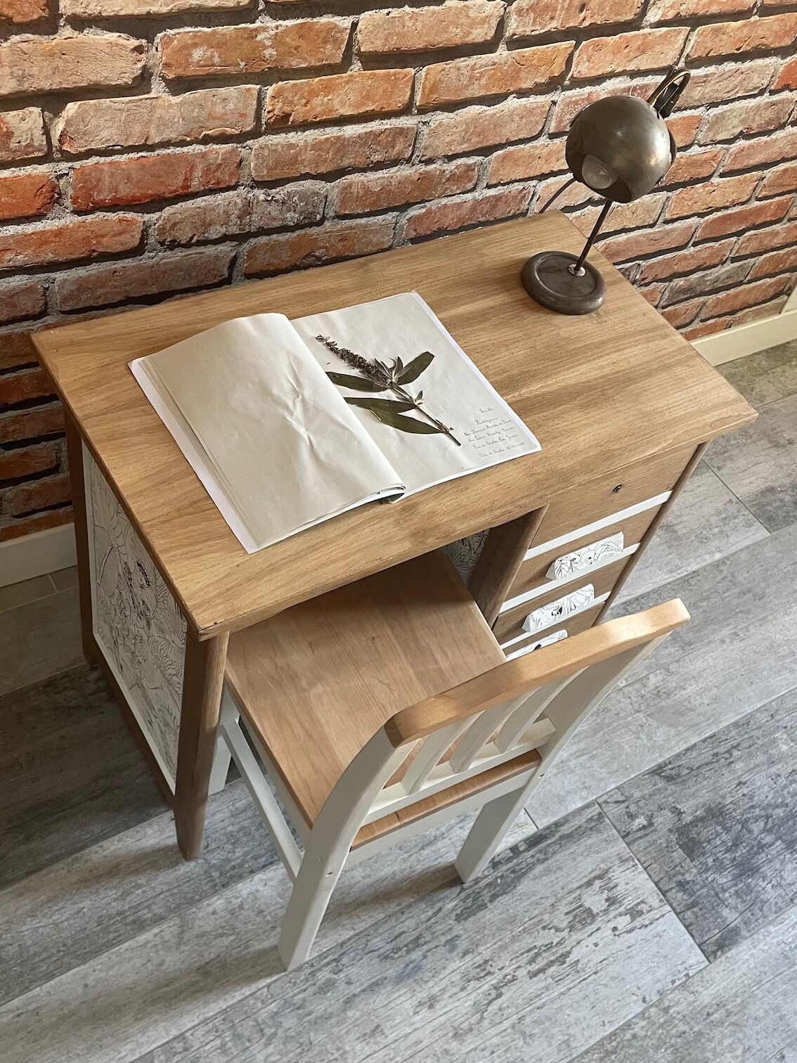 Children's desk and chair