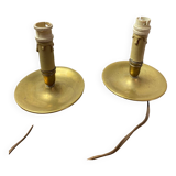 Brass candle lamp feet