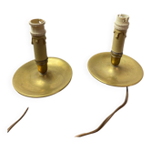 Pieds de la lampe bougie en laiton