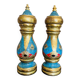 Vintage Italian Salt and Pepper Shakers - Hand Painted Wood