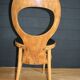 2 baumann chairs, seagull, dark beech, black imitation leather