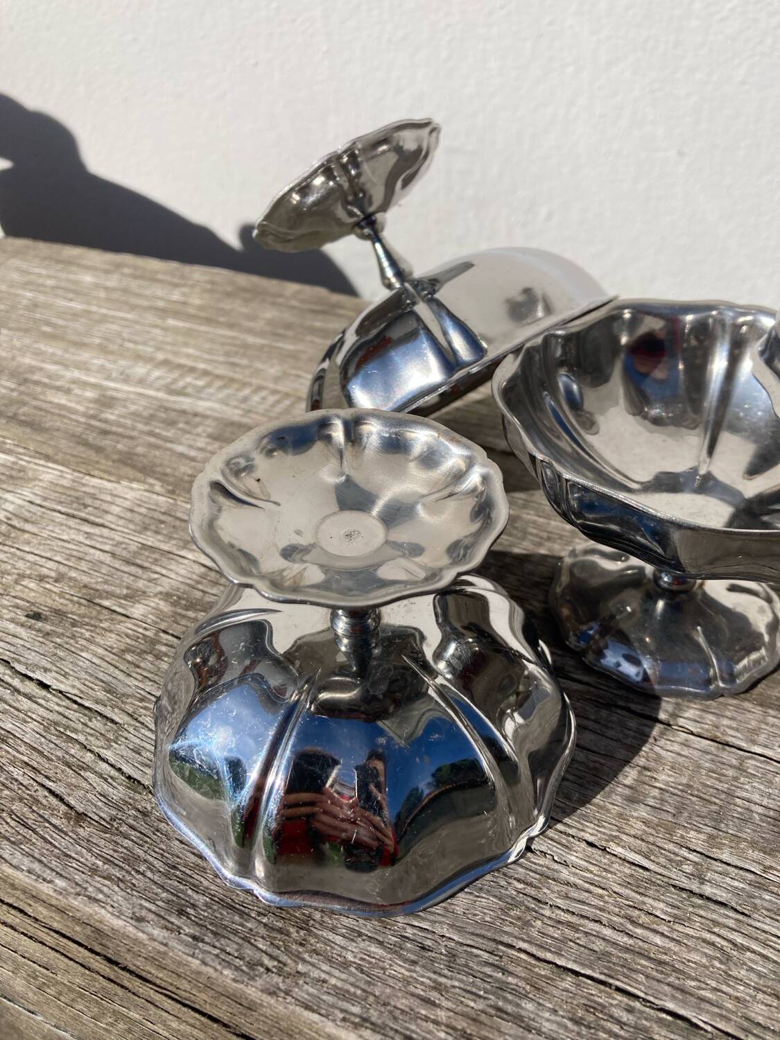 6 stainless steel cups