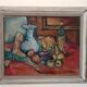 Oil Painting on Canvas 1945 Still Life GIORGIO CASINI (1908-1984)