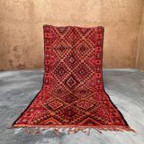Moroccan rug Marmoucha red - 350 x 183 cm