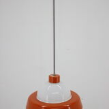 1970s Glass Pendant Lamp by Kamenicky Senov, Czechoslovakia