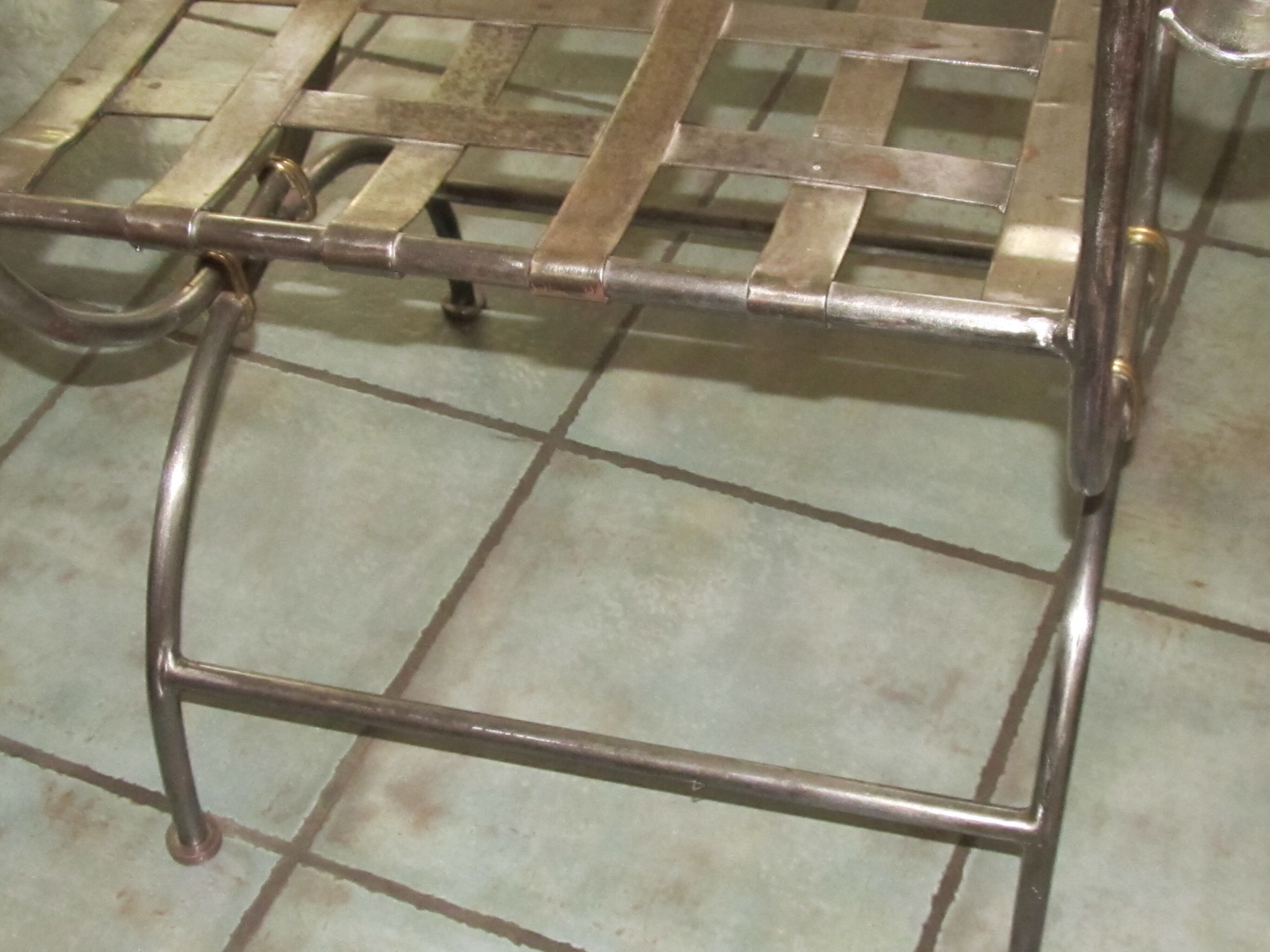 Fauteuil réalisée par un ferronnier d'art