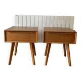 Paire table de nuit style scandinave