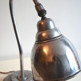 Lampe de bureau en aluminium ancienne