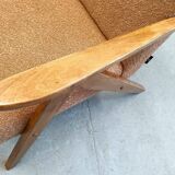 Mid Century Easy Chair Model B - 310 Var in Mocha Foam Loop