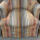 Pair of Napoleon III style crapaud armchairs - work from the 1950s