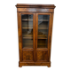 Bibliothèque Vitrée en noyer style Louis Philippe