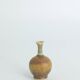 Small Mid-Century Scandinavian Modern Collectible Brown Stoneware Vases by Gunnar Borg, Set of 4