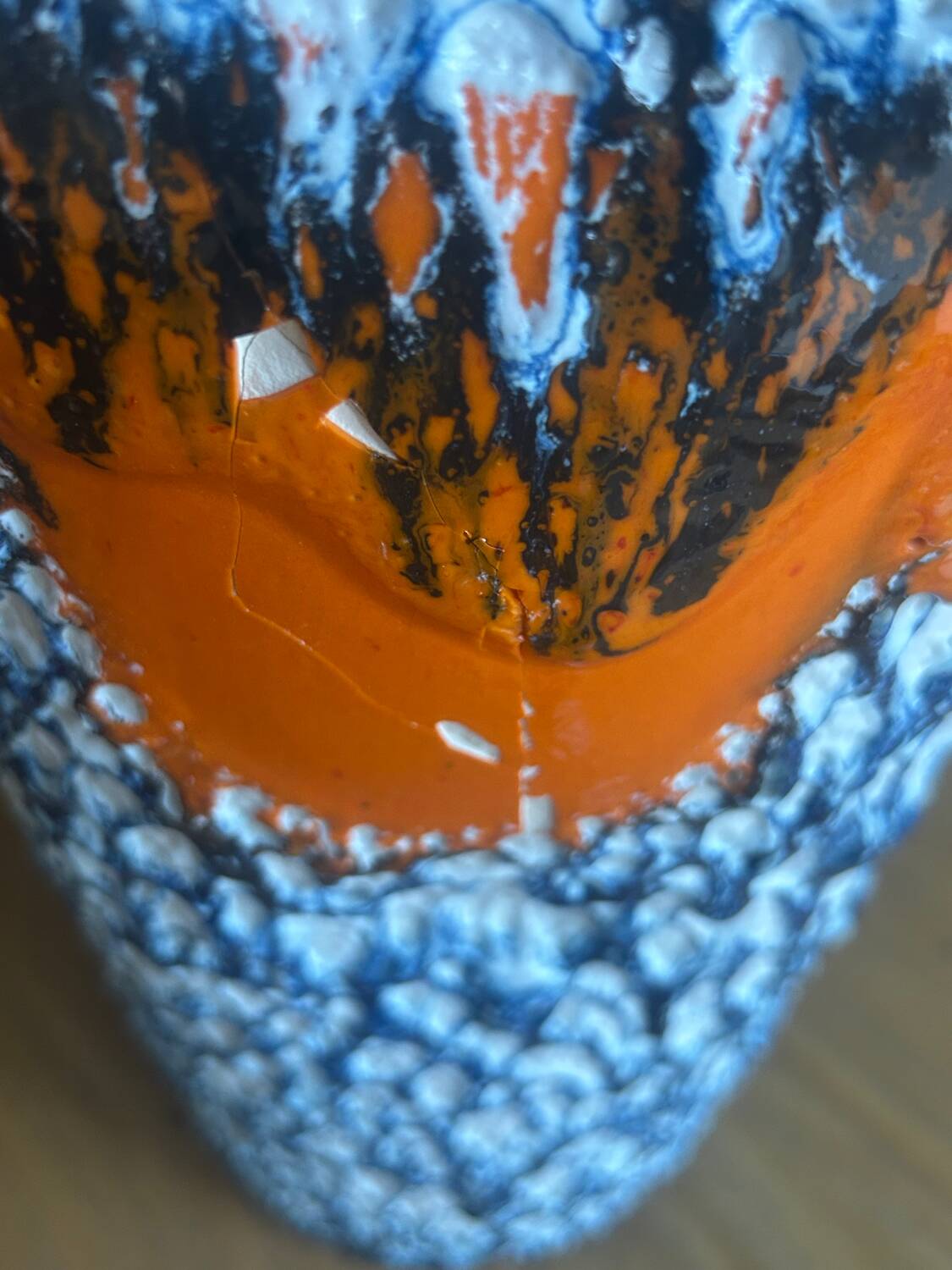 Vallauris Fat Lava Vase