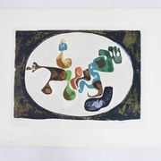 Lithographie de rené myrha série "l'aventura"