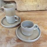 Stoneware coffee cups