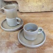 Stoneware coffee cups