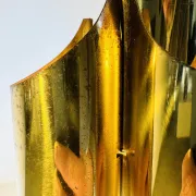 Type 742 Brass Coloured 'Orgue' Table Lamp, Possibly Maison Charles, France, 1960S