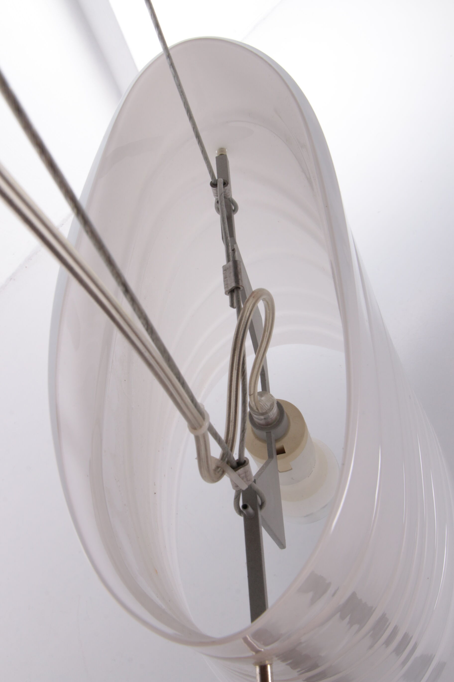 Italian hanging lamp murano glass made by avmazzega,1990 italy