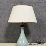 Baluster-shaped lamp in celadon porcelain, Napoleon III period, circa 1880