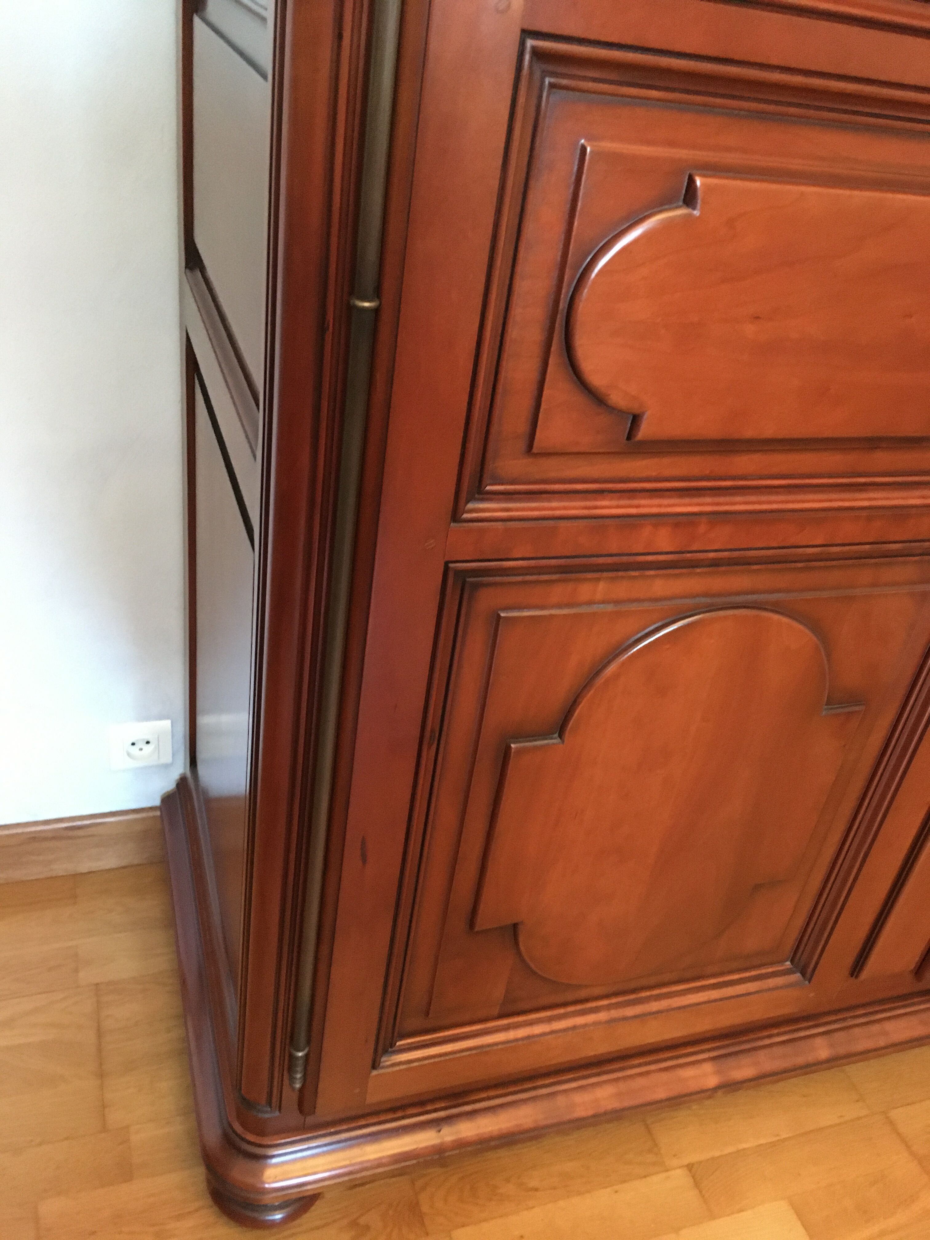 Solid cherry cabinet