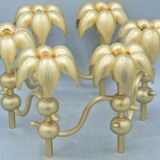 Candlestick 6 flowers in matte maiton