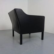2321 Leather Armchair by Børge Mogensen for AS Fredericia Stolefabrik, Denmark, 1960s